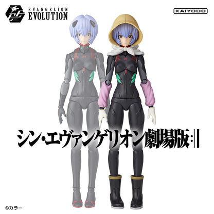 KAIYODO Evangelion Evolution Rei Ayanami 3Rd Ver. Figure Rebuild Of Evangelion- Japan Figure Store - #1 Bring To You The Best Japanese Goods