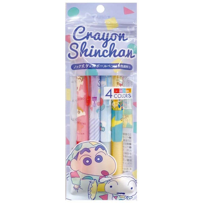 Eye Planning Crayon Shinchan Gel Pen 4 Pack Japan Pajamas K6497A- Japan Figure Store - #1 Bring To You The Best Japanese Goods