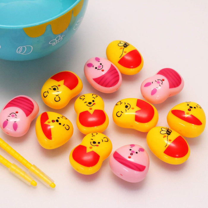 Eyeup Learning Chopstick Manners Winnie The Pooh Big Soybeans Game- Japan Figure Store - #1 Bring To You The Best Japanese Goods