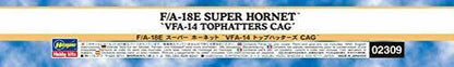 F/a-18e Super Hornet 'vfa-14 Tophatters Cag' Plastic Model- Japan Figure Store - #1 Bring To You The Best Japanese Goods