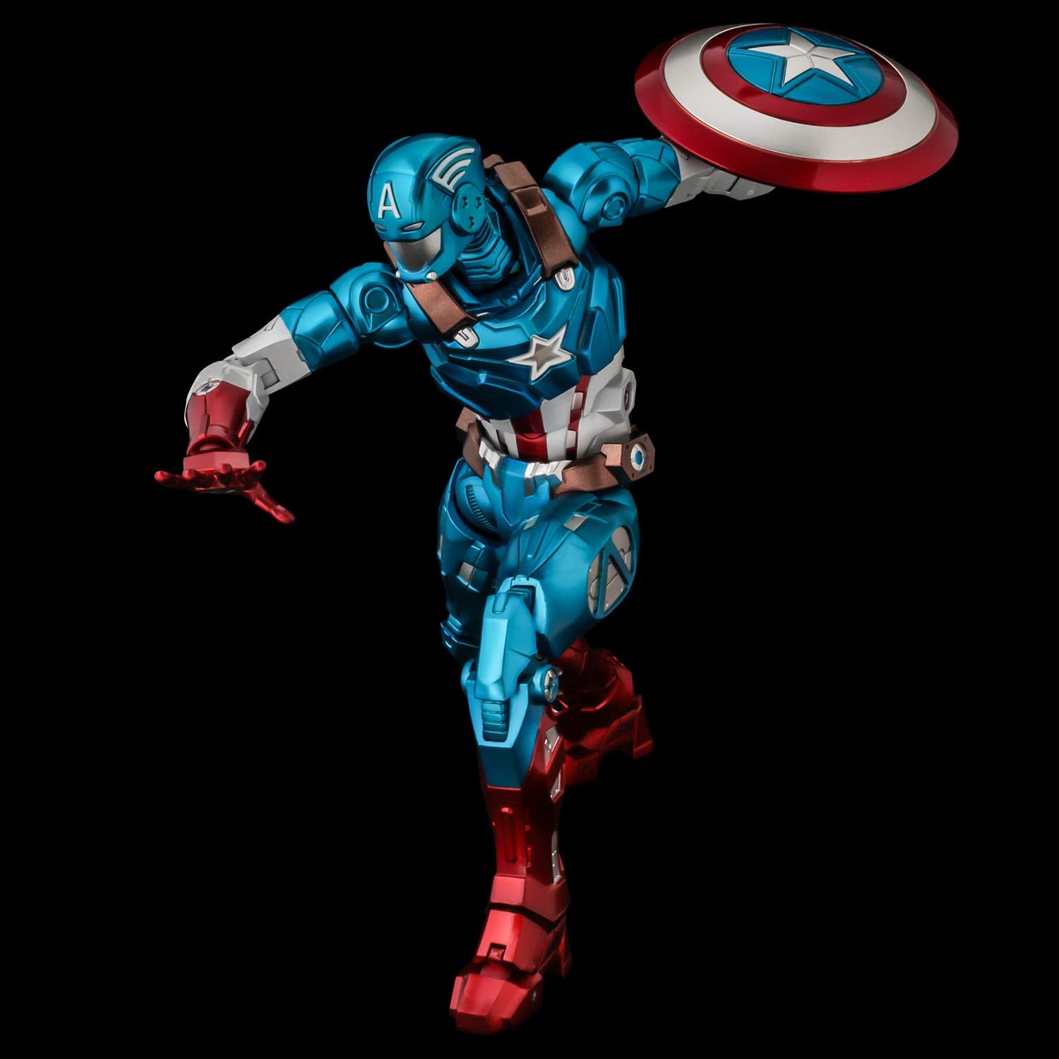 Fighting Armor Captain America (Resale) Non-Scale Abs Die-Cast Painted Finished Product Action Figure- Japan Figure Store - #1 Bring To You The Best Japanese Goods