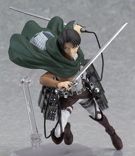 Max Factory Figma Attack On Titan Levi 200304 Non-scale Abs & Pvc Pre-painted Movable Figure- Japan Figure Store - #1 Bring To You The Best Japanese Goods