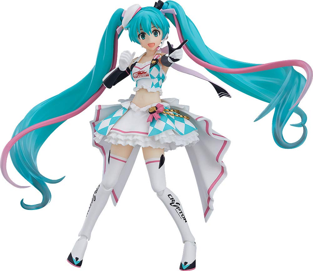 Good Smile Racing Figma Hatsune Miku Gt Project Racing Miku 2019Ver. Pvc Figure Japan- Japan Figure Store - #1 Bring To You The Best Japanese Goods