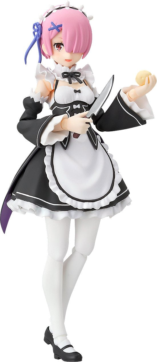 Max Factory Figma Re Life In A Different World From Zero Ram Abs & Pvc Pre-painted Movable Figure- Japan Figure Store - #1 Bring To You The Best Japanese Goods
