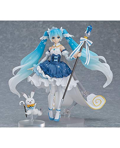 Good Smile Company Figma Snow Miku Snow Princess Ver. (Limited Japan Wonder Festival 2019 Winter Online Shop Sapporo Snow Festival)- Japan Figure Store - #1 Bring To You The Best Japanese Goods
