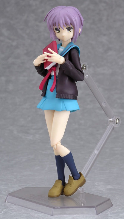 Max Factory Figma Haruhi Suzumiya Yuki Nagato Uniform Version Collectible- Japan Figure Store - #1 Bring To You The Best Japanese Goods
