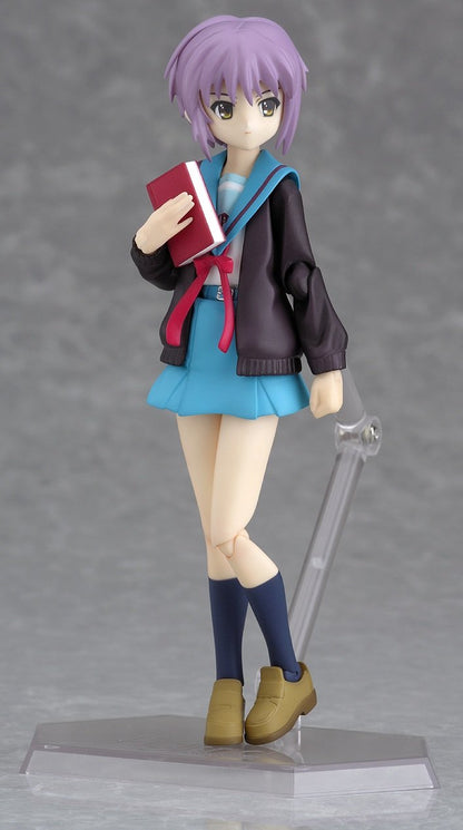 Max Factory Figma Haruhi Suzumiya Yuki Nagato Uniform Version Collectible- Japan Figure Store - #1 Bring To You The Best Japanese Goods