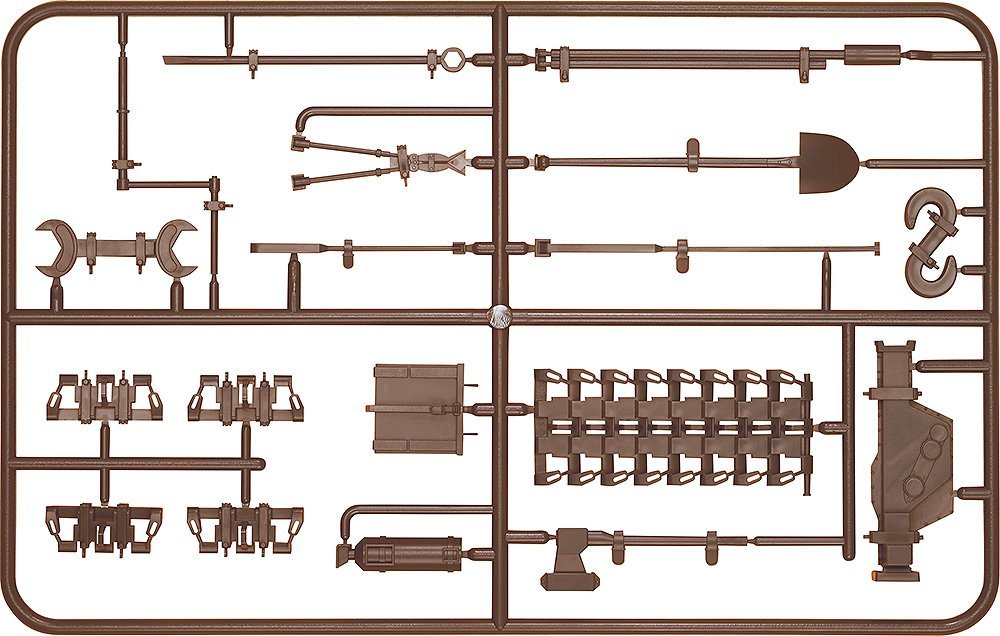 Max Factory Figma Panzer IV 1/12 Scale Brown Equipment Set ABS Kit- Japan Figure Store - #1 Bring To You The Best Japanese Goods