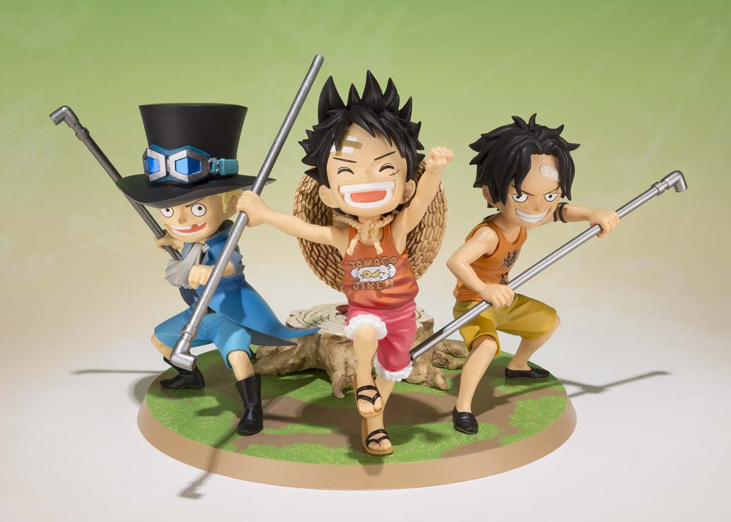 Figuarts Zero One Piece Luffy Ace Sabo Pvc Abs Pre-Painted Figure 90Mm - Bandai Spirits Japan- Japan Figure Store - #1 Bring To You The Best Japanese Goods