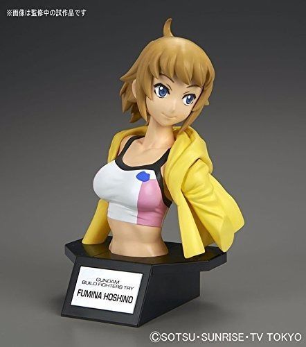Figure-rise Bust Fumina Hoshino Model Kit Bandai Gundam Build Fighters Japan- Japan Figure Store - #1 Bring To You The Best Japanese Goods