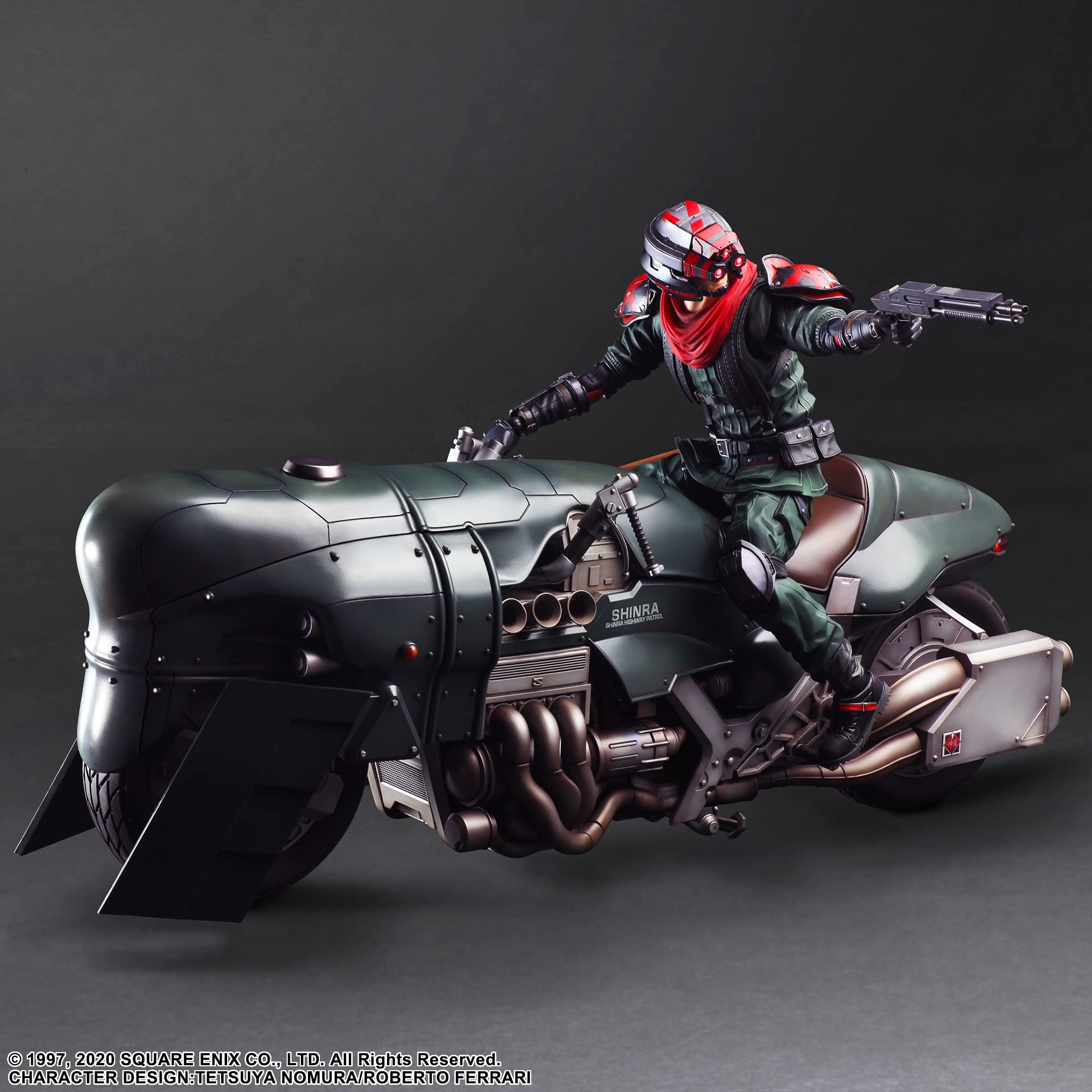 Square Enix Final Fantasy VII Remake Kai Advanced Motorcycle Guard & Bike Set Japan Toy Figure- Japan Figure Store - #1 Bring To You The Best Japanese Goods