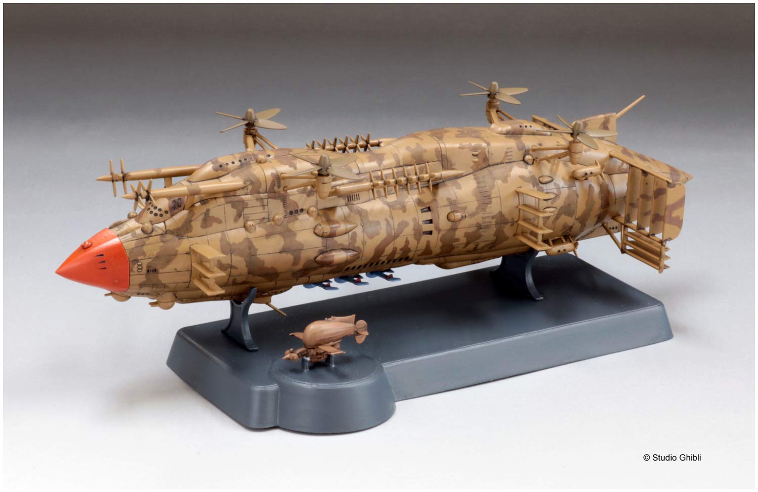 Fine Mold Laputa: Castle In The Sky Flying Battleship Goliath (Total Length Approx. 20Cm) Non-Scale (1/20 Scale Colonel Muska With Unpainted Figure) Plastic Model Fg9- Japan Figure Store - #1 Bring To You The Best Japanese Goods