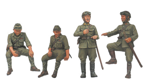 FINE MOLDS 1/35 Ija Japanese Army Tank Crew Set #2 Plastic Model- Japan Figure Store - #1 Bring To You The Best Japanese Goods