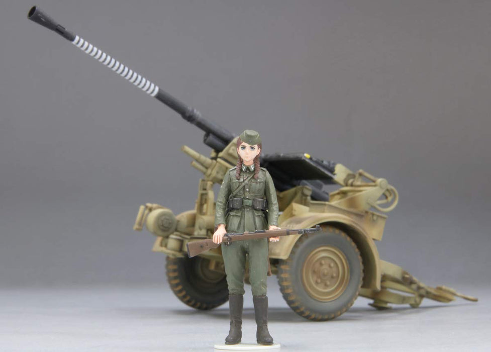 FINE MOLDS 80066 Hc6 Rekiso Otome: Hannah W/3.7Cm Anti-Aircraft Gun Type 37 1/35 Scale Kit- Japan Figure Store - #1 Bring To You The Best Japanese Goods