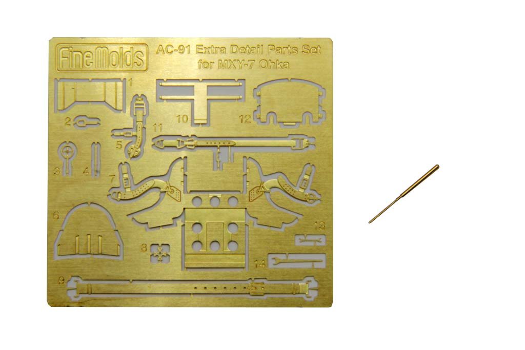 FINE MOLDS Ac-91 Fine Detail Accessories Series Wwii Extra Detail Parts Set For Mxy-7 Ohka & K1 1/48 Scale- Japan Figure Store - #1 Bring To You The Best Japanese Goods