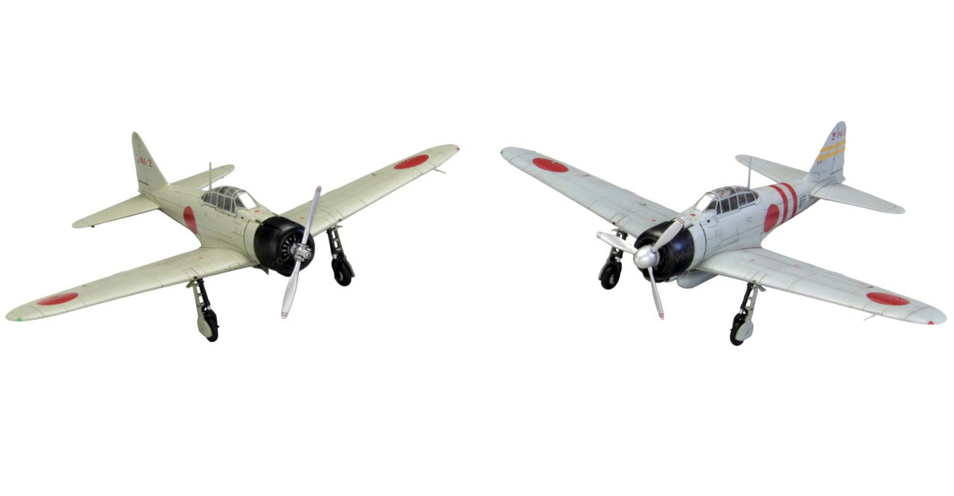 FINE MOLDS Fp34 Ijn 12-Shi Carrier-Based Fighter & Zero Fighter Model 11 2P Set 1/72 Scale Kit- Japan Figure Store - #1 Bring To You The Best Japanese Goods