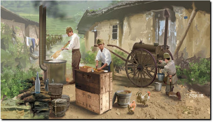 Fine Molds 1/35 Imperial Japanese Army Field Cooking Set Type 97 Boiler Car Plastic Model Fm61- Japan Figure Store - #1 Bring To You The Best Japanese Goods