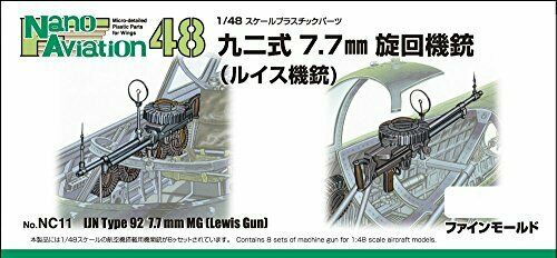 Fine Molds Nc11 1/48 Type 92 7.7m Machine Gun Lewis Gun Plastic Model Kit- Japan Figure Store - #1 Bring To You The Best Japanese Goods