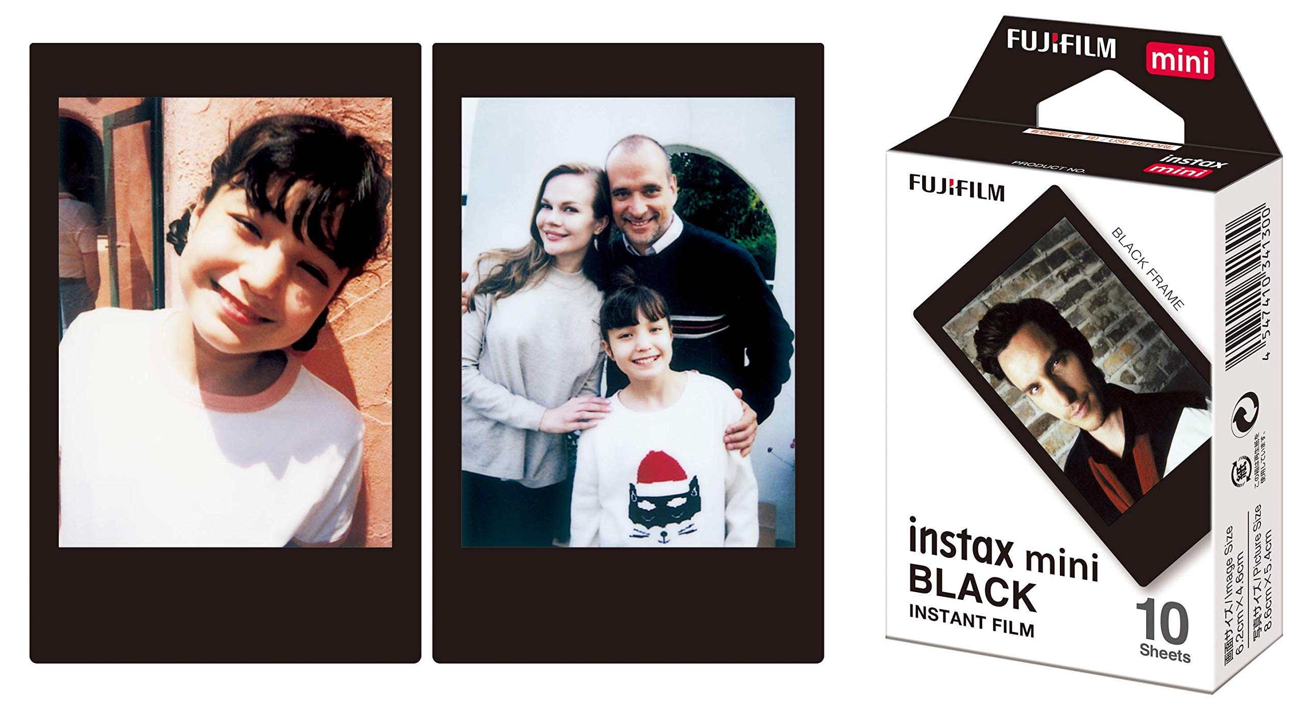 Instax Mini Black Frame Instant Camera Cheki Film 10 Sheets Ww1- Japan Figure Store - #1 Bring To You The Best Japanese Goods