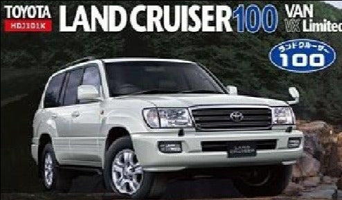 Fujimi Id132 Toyota Land Cruiser 100 Van Vx Limited Plastic Model Kit - Japan Figure