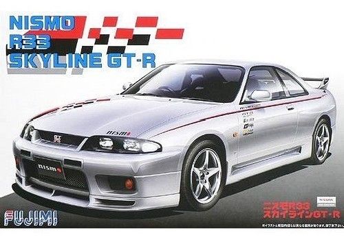 Fujimi Id157 Nissan Skyline Gt-r Nismo Champagne Silver R33 Plastic Model Kit - Japan Figure