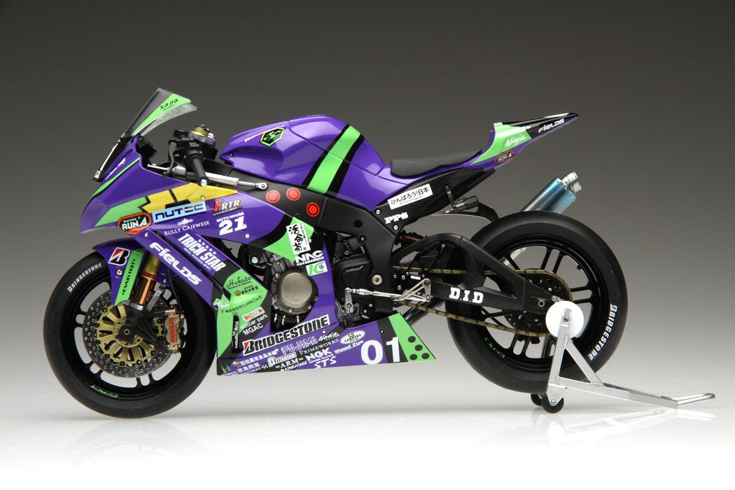 Fujimi 1/12 Bike Series No.10 Eva Rt Unit 01 Trickster Frtr Kawasaki Zx 10R 2011 Motorcyle Model- Japan Figure Store - #1 Bring To You The Best Japanese Goods