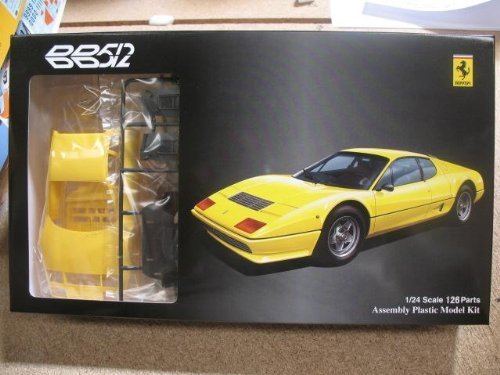 Fujimi Rs-Spot 123301 Ferrari 512Bb Yellow Body 1/24 Plastic Modern Car Models- Japan Figure Store - #1 Bring To You The Best Japanese Goods