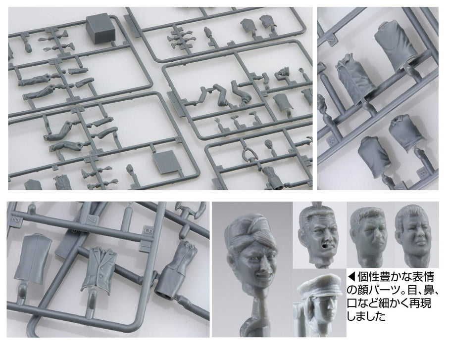 FUJIMI Gt34 Bus Tour Conductor & Bus Driver, Truck Driver & Workers Figure Set 1/32 Scale Kit- Japan Figure Store - #1 Bring To You The Best Japanese Goods