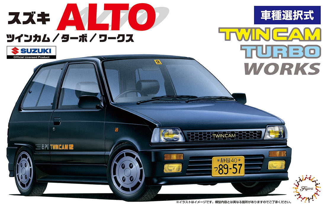 FUJIMI Inch Up 1/24 Suzuki Alto Twincam / Turbo / Works Plastic Model- Japan Figure Store - #1 Bring To You The Best Japanese Goods