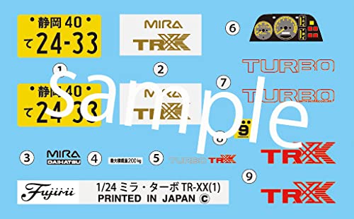 Fujimi Inch Up 1/24 No.153 Daihatsu Mira Turbo Tr-Xx Aero Japanese Pre-Painted Model- Japan Figure Store - #1 Bring To You The Best Japanese Goods
