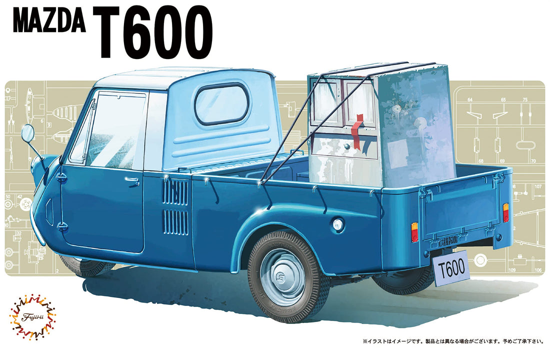 FUJIMI Inch Up 1/24 No. 281 Mazda T600 Plastic Model- Japan Figure Store - #1 Bring To You The Best Japanese Goods