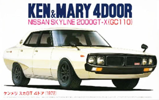 FUJIMI Id-05 Nissan Skyline 2000 Gt-X Gc110 Ken & Mary 4 Door 1/24 Scale Kit- Japan Figure Store - #1 Bring To You The Best Japanese Goods