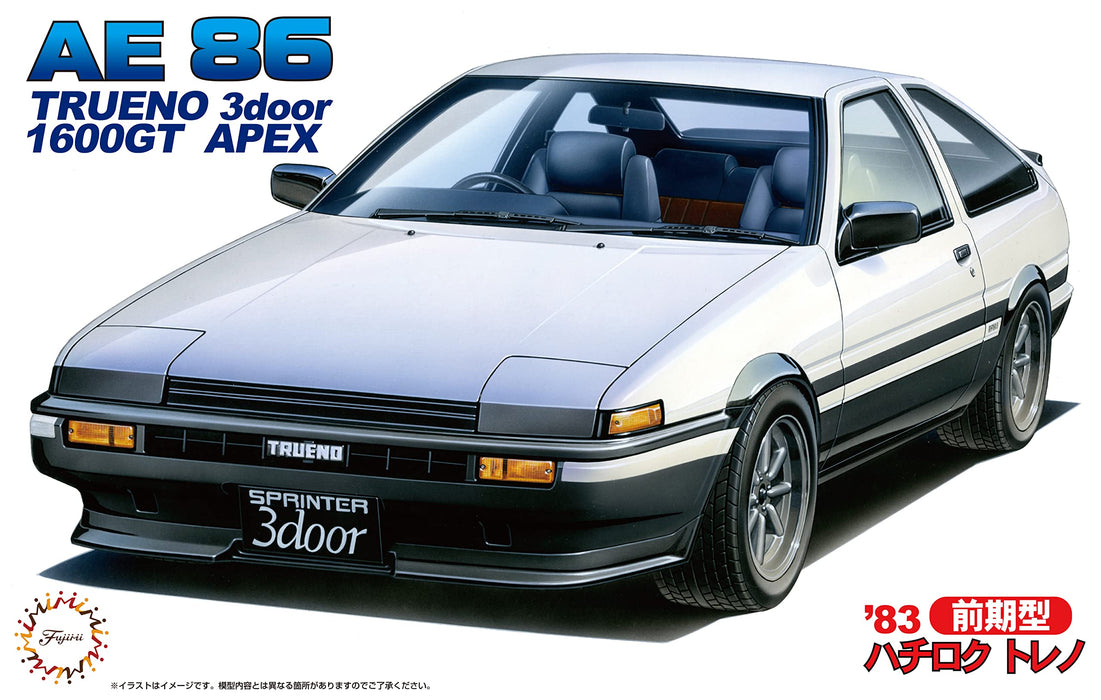FUJIMI Inch Up 1/24 Ae86 Trueno Plastic Model- Japan Figure Store - #1 Bring To You The Best Japanese Goods