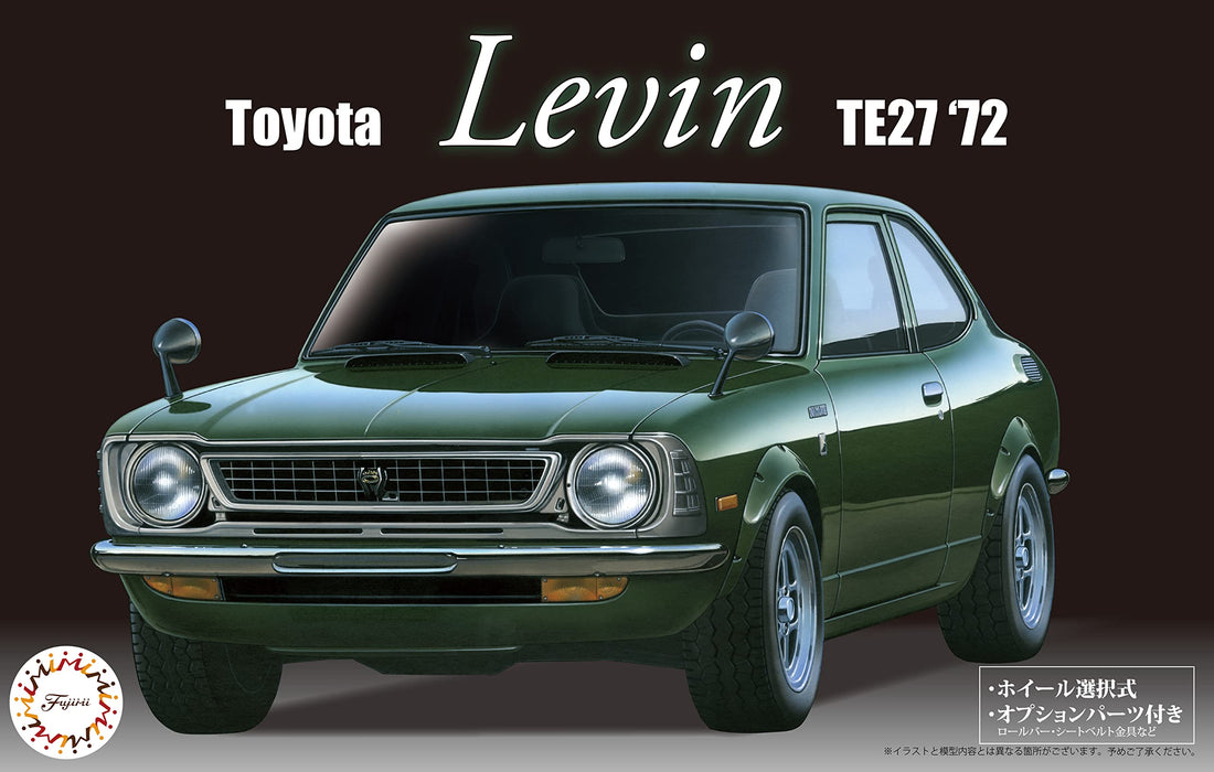 FUJIMI Inch Up 1/24 No.53 Toyota Levin Te27 '72 Plastic Model- Japan Figure Store - #1 Bring To You The Best Japanese Goods