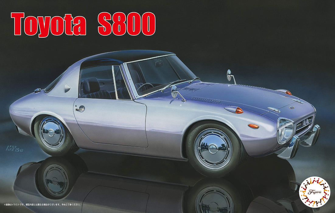 FUJIMI Inch Up 1/24 No.6 Toyota S800 Plastic Model- Japan Figure Store - #1 Bring To You The Best Japanese Goods