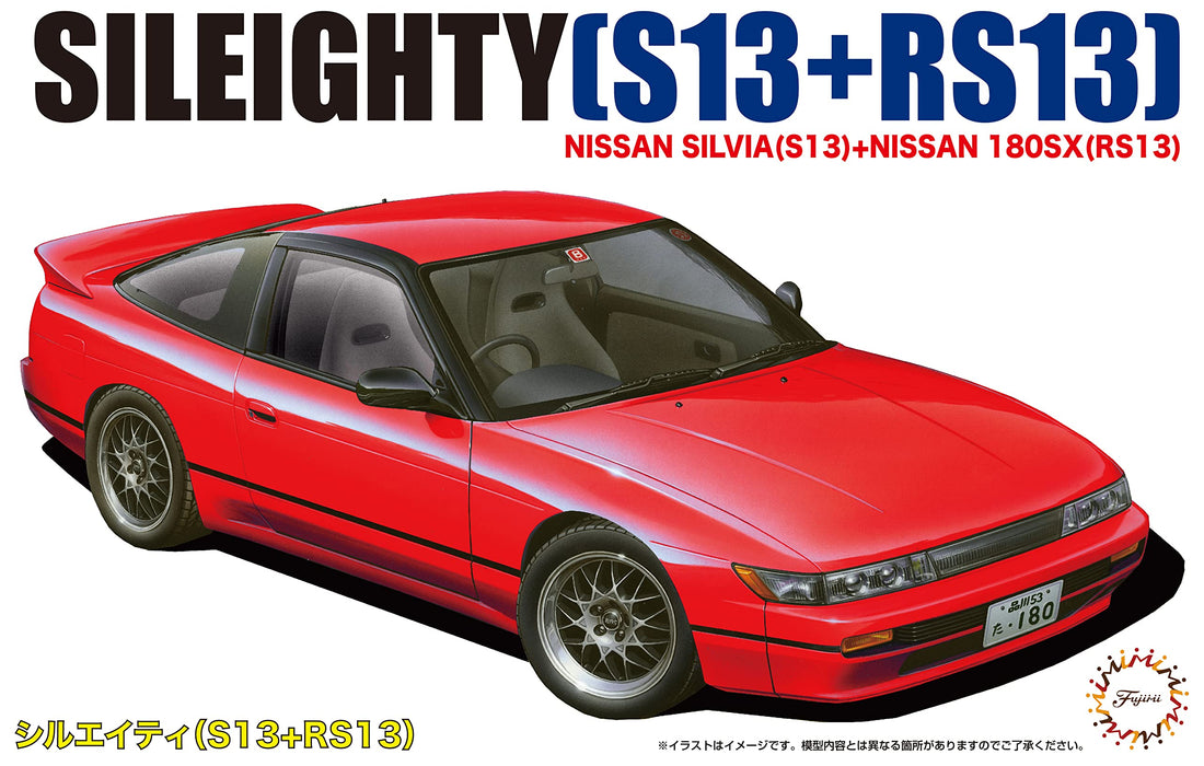 FUJIMI Inch Up 1/24 No.96 New Sileighty S13 + Rs13 Plastic Model- Japan Figure Store - #1 Bring To You The Best Japanese Goods