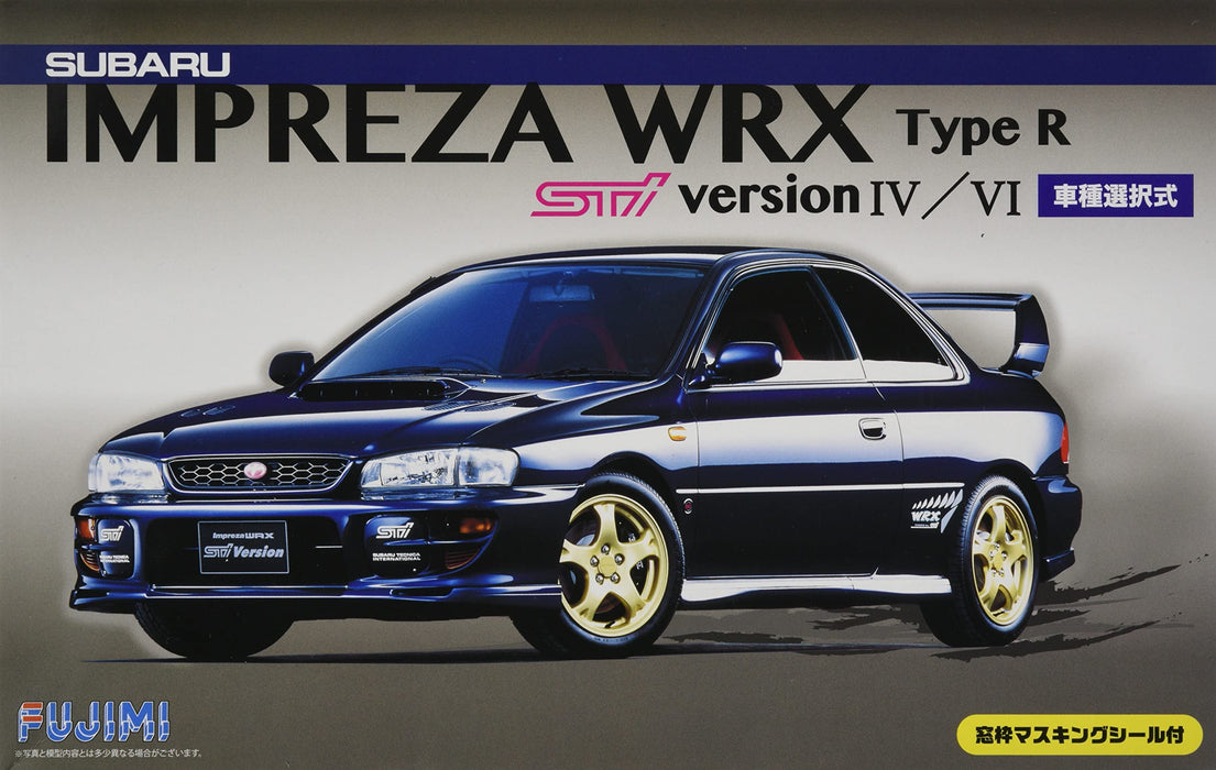 FUJIMI Inch Up 1/24 Subaru Impreza Wrx Type R Sti Version Iv Or Vi Plastic Model- Japan Figure Store - #1 Bring To You The Best Japanese Goods