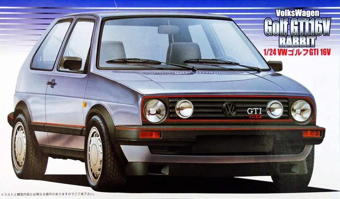 FUJIMI Real Sports Car 1/24 Volkswagen Golf Gti 16V Rabbit Plastic Model- Japan Figure Store - #1 Bring To You The Best Japanese Goods