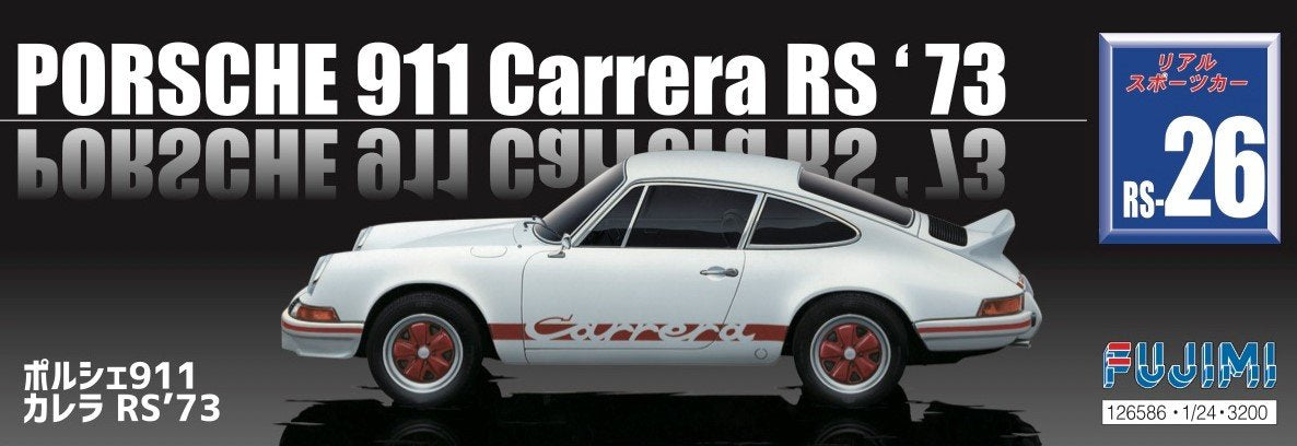 Fujimi S-26 Porsche 911 Carrera Rs 1973 1/24 Japanese Scale Cars Plastic Model Kit- Japan Figure Store - #1 Bring To You The Best Japanese Goods