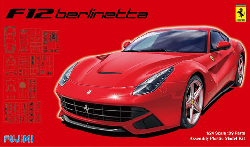 FUJIMI Rs-33 Ferrari F12 Berlinetta Dx 1/24 Scale Kit- Japan Figure Store - #1 Bring To You The Best Japanese Goods