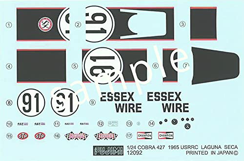 FUJIMI Real Sports Car No.56 1/24 Cobra 427Sc Racing Specifications- Japan Figure Store - #1 Bring To You The Best Japanese Goods