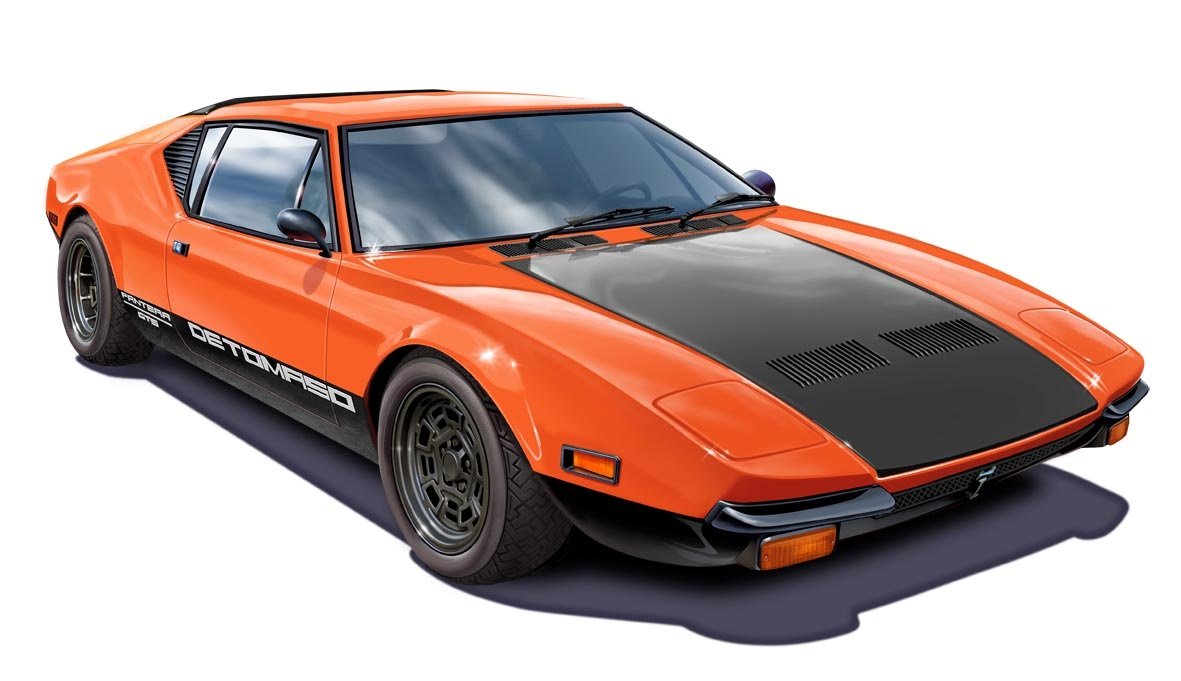 FUJIMI Real Sports Car 1/24 De Tomaso Pantera Gts Plastic Model- Japan Figure Store - #1 Bring To You The Best Japanese Goods