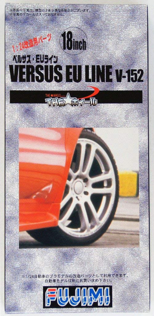 FUJIMI Tw27 Versus Eu Line V-152 Wheel & Tire Set 18 Inch 1/24 Scale Kit- Japan Figure Store - #1 Bring To You The Best Japanese Goods