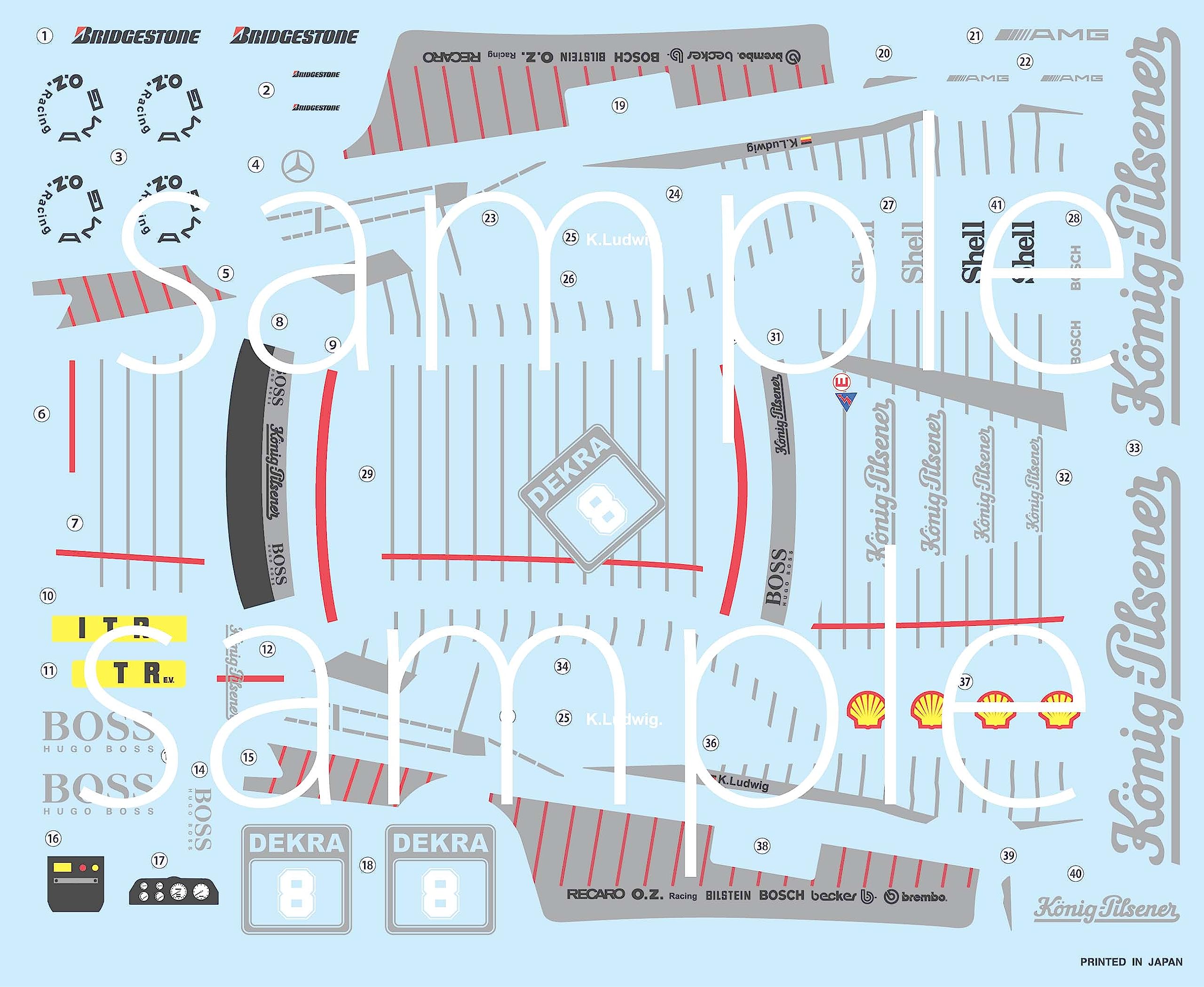 Fujimi Model 1/24 Touring Car Series No.83 Benz 190E 2.5 Evolution Ii Boss Tc-83 Japan- Japan Figure Store - #1 Bring To You The Best Japanese Goods