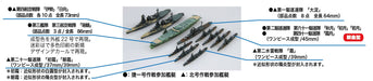 FUJIMI 401416 Gunkan Series 07 Operation Sho Ichigo/Operation Kita 1/3000 Scale- Japan Figure Store - #1 Bring To You The Best Japanese Goods