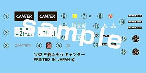 FUJIMI 1/32 Truck Series Tr1 Mitsubishi Fuso Canter T200 Plastic Model- Japan Figure Store - #1 Bring To You The Best Japanese Goods
