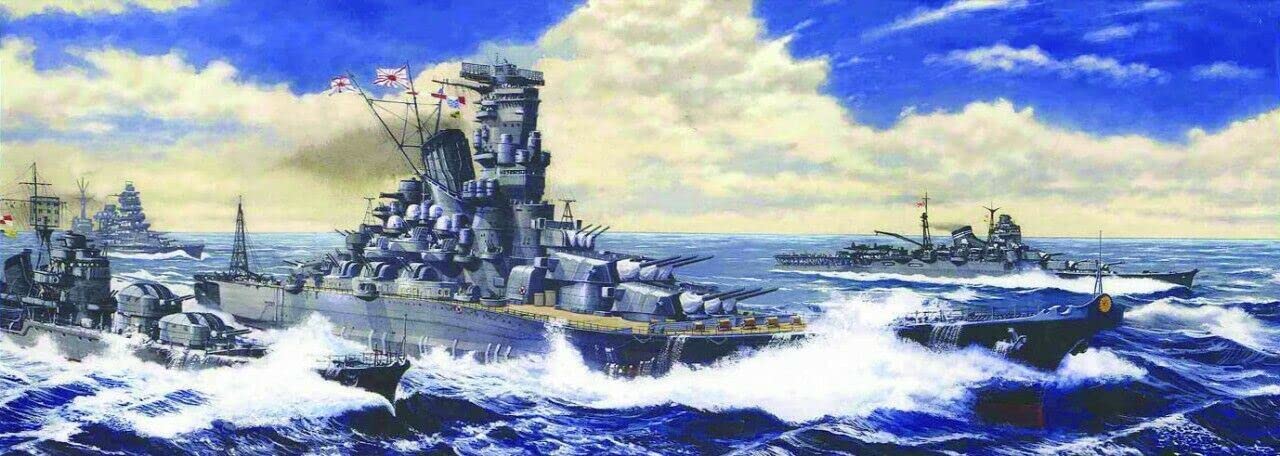 FUJIMI Toku-02 Ijn Battleship Yamato Leyte Gulf 1/700 Scale Kit- Japan Figure Store - #1 Bring To You The Best Japanese Goods