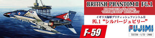 FUJIMI F59 British Phantom Ii Fg.1 Silver Jubilee Royal Navy 1/72 Kit- Japan Figure Store - #1 Bring To You The Best Japanese Goods