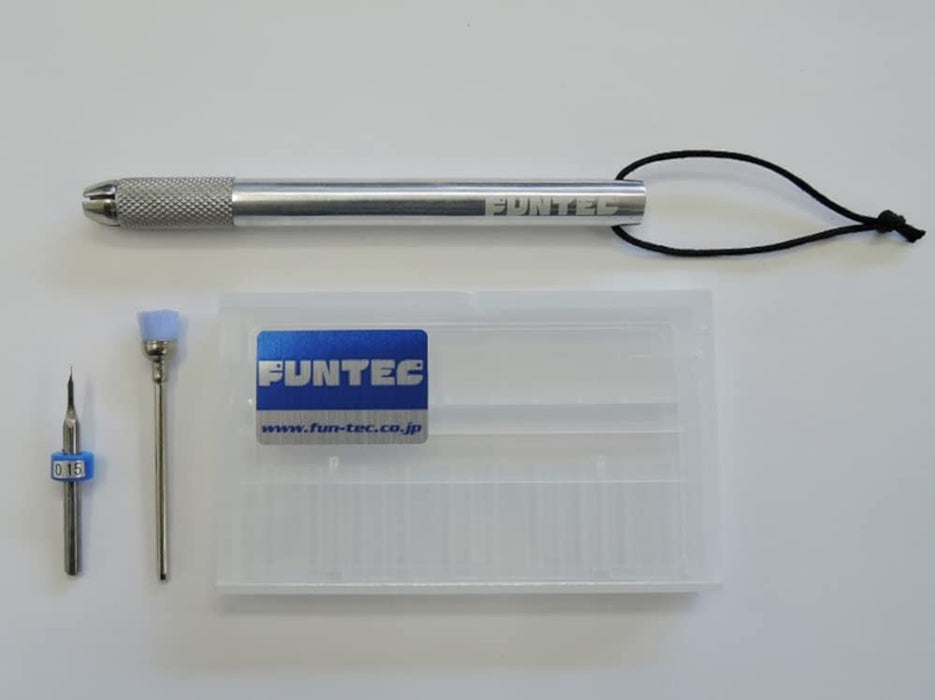 Funtec Slashing Technique Series Streak Carving Carbite 0.15 Slim Holder Set Plastic Model Tool Sb-015Slim- Japan Figure Store - #1 Bring To You The Best Japanese Goods