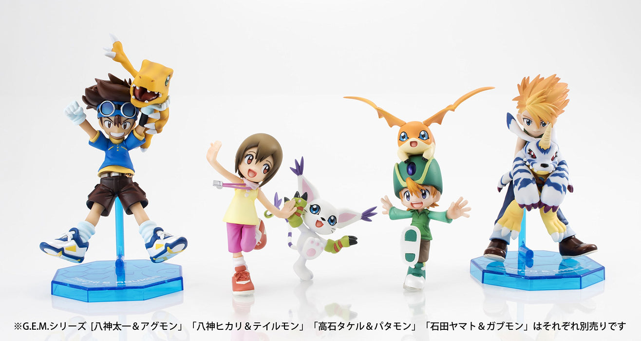 Megahouse Japan Gem Series Digimon Adventure Yamato Ishida & Gabumon Pvc Figure 105Mm (Resale)- Japan Figure Store - #1 Bring To You The Best Japanese Goods